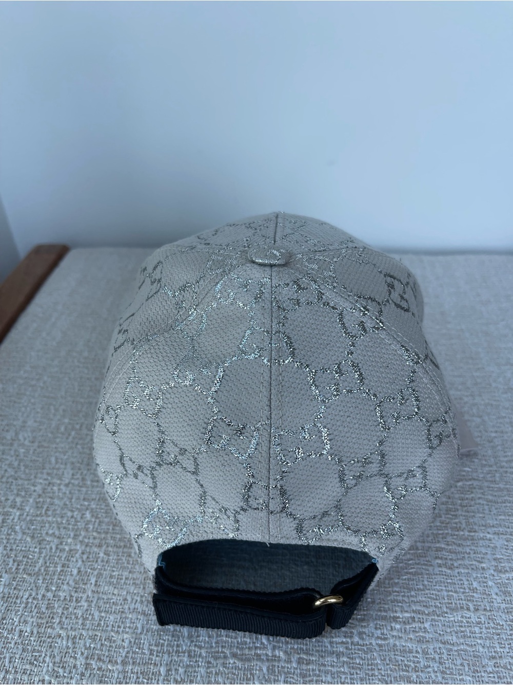 Stunning Gucci Beige Monogram Baseball Cap - Picture 4 of 11